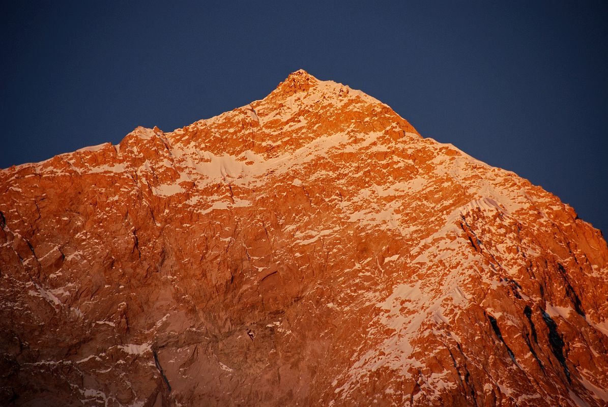 9 15 Makalu Summit In Last Rays Of Sunset From East Col Camp